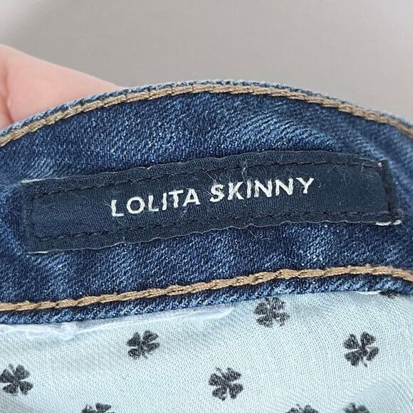 Lucky Brand Women's Jeans 2/26 Lolita Skinny Dark Wash Denim Low Rise Stretch - Picture 7 of 7